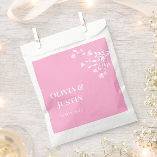 Gastgeschenk Hochzeit Leckerei Geschenktütchen (Ausgeschnitten)