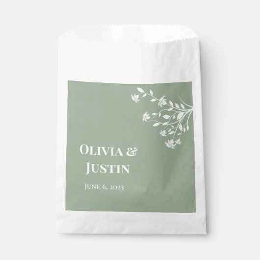 Gastgeschenk Hochzeit Leckerei Geschenktütchen (Vorderseite)