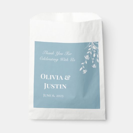 Gastgeschenk Hochzeit Leckerei Geschenktütchen (Vorderseite)