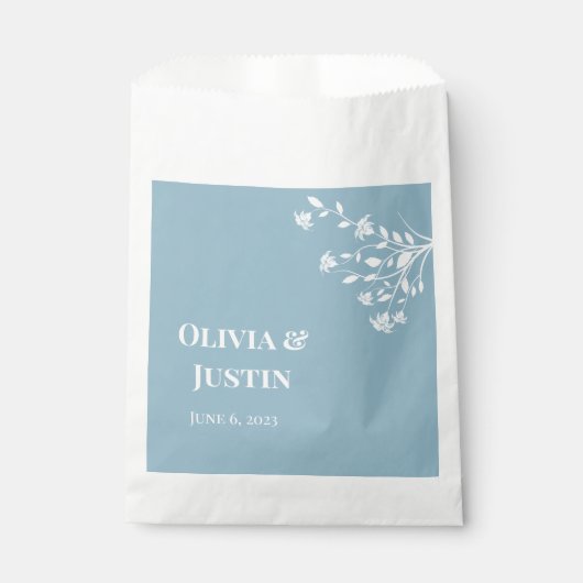 Gastgeschenk Hochzeit Leckerei Geschenktütchen (Vorderseite)