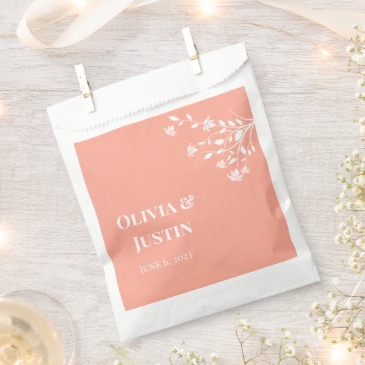 Gastgeschenk Hochzeit Leckerei Geschenktütchen (Ausgeschnitten)
