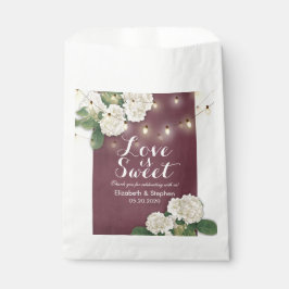 Gastgeschenk Hochzeit Leckereien Bag Hydrangeas St Geschenktütchen