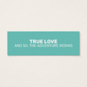 Gastgeschenk Hochzeit Lesezeichen (Rückseite)