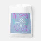 Gastgeschenk Hochzeit Liebe Personalisiert Geschenktütchen (Vorderseite)