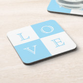 Gastgeschenk Hochzeit Liebe Untersetzer Set (Linke Seite)