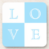 Gastgeschenk Hochzeit Liebe Untersetzer Set (Vorderseite)