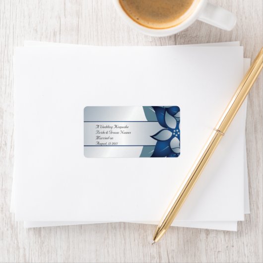 Gastgeschenk Hochzeit Lip Balm Adressaufkleber (Insitu)