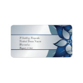 Gastgeschenk Hochzeit Lip Balm Adressaufkleber (Vorne)