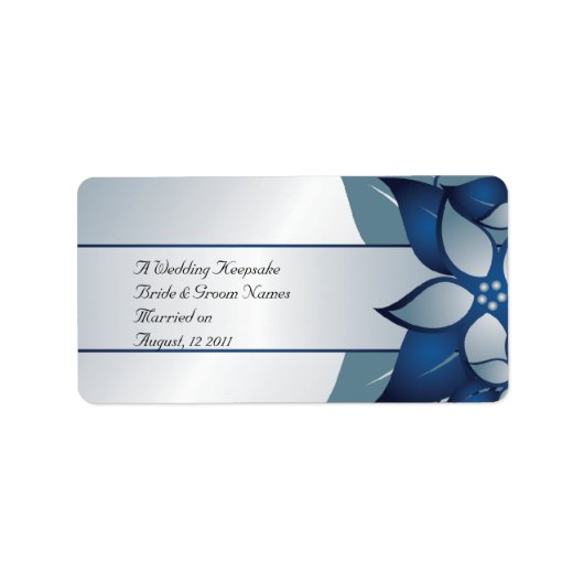 Gastgeschenk Hochzeit Lip Balm Adressaufkleber (Vorne)