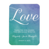 Gastgeschenk Hochzeit Magnet (Vertikal)