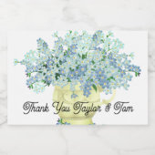 Gastgeschenk Hochzeit-Mini-Flaschen-Etiketten Schaumweinetikett (Einzelnes Label)