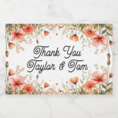 Gastgeschenk Hochzeit-Mini-Flaschen-Etiketten Schaumweinetikett (Einzelnes Label)