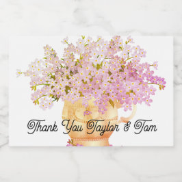 Gastgeschenk Hochzeit-Mini-Flaschen-Etiketten Schaumweinetikett