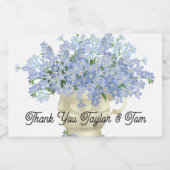 Gastgeschenk Hochzeit-Mini-Flaschen-Etiketten Schaumweinetikett (Einzelnes Label)