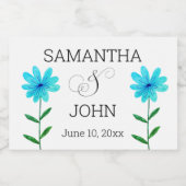 Gastgeschenk Hochzeit-Mini-Flaschen-Etiketten Schaumweinetikett (Einzelnes Label)