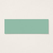 Gastgeschenk Hochzeit Minze, White Floral Hearts (Rückseite)