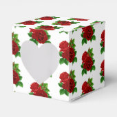 Gastgeschenk Hochzeit mit Herzfenster Geschenkschachtel (Vorderseite)