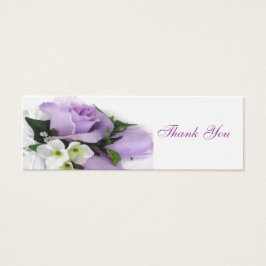 Gastgeschenk Hochzeit mit lila Rose