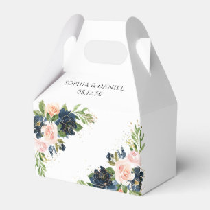 Gastgeschenk Hochzeit mit rosa Blütenfarbe Geschenkschachtel