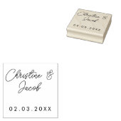 Gastgeschenk Hochzeit Moderne Klassiker Gummistempel (Stempel)