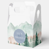 Gastgeschenk Hochzeit Naturgebirge Geschenkschachtel (Geöffnet)