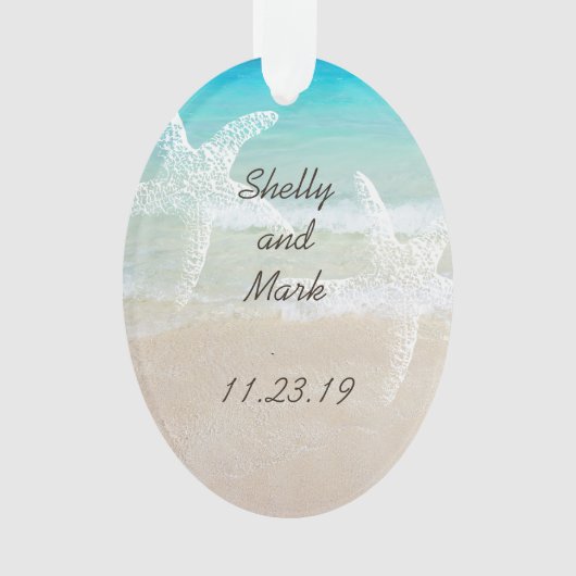 Gastgeschenk Hochzeit Ornament (Vorderseite)