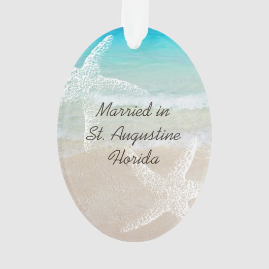 Gastgeschenk Hochzeit Ornament (Rückseite)