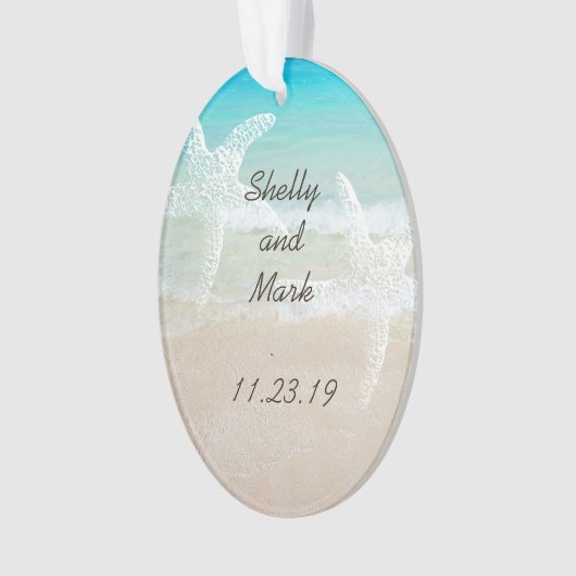 Gastgeschenk Hochzeit Ornament (Vorderseite)