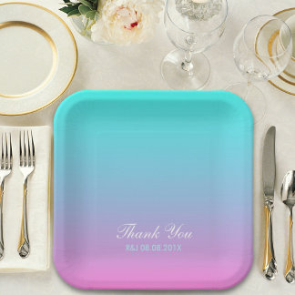 Gastgeschenk Hochzeit Pappteller