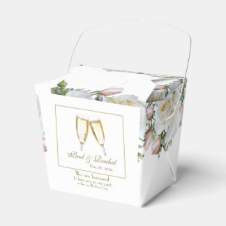 Gastgeschenk Hochzeit Personalisieren Rose Grünflä Geschenkschachtel