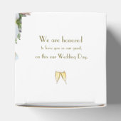 Gastgeschenk Hochzeit Personalisieren Rose Grünflä Geschenkschachtel (Oben)