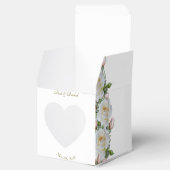 Gastgeschenk Hochzeit Personalisieren Rose Grünflä Geschenkschachtel (Geöffnet)