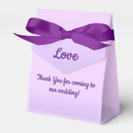 Gastgeschenk Hochzeit "Pink Lavendel" Geschenkschachtel