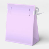 Gastgeschenk Hochzeit "Pink Lavendel" Geschenkschachtel (Rückseite)