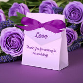 Gastgeschenk Hochzeit "Pink Lavendel" Geschenkschachtel