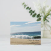 Gastgeschenk Hochzeit Postkarte (Stehend Vorderseite)