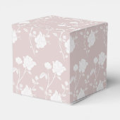 Gastgeschenk Hochzeit Rosa Rose Geschenkschachtel (Rückseite)