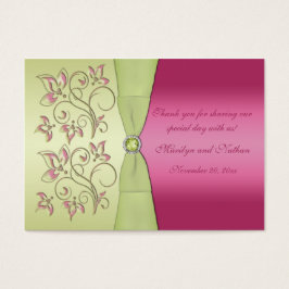 Gastgeschenk Hochzeit Rosa und Grün