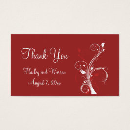 Gastgeschenk Hochzeit Rot und Weiß