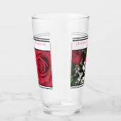 Gastgeschenk Hochzeit Rote Rosen Glas (Rechts)