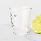 Gastgeschenk Hochzeit schmeißt Wintergrün Schnapsglas (Rechts)