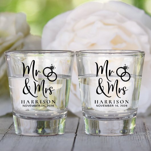 Gastgeschenk Hochzeit Schnapsglas