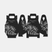 Gastgeschenk Hochzeit Schwarz-Weiß-Elegant Geschenkschachtel (Ungefaltet)