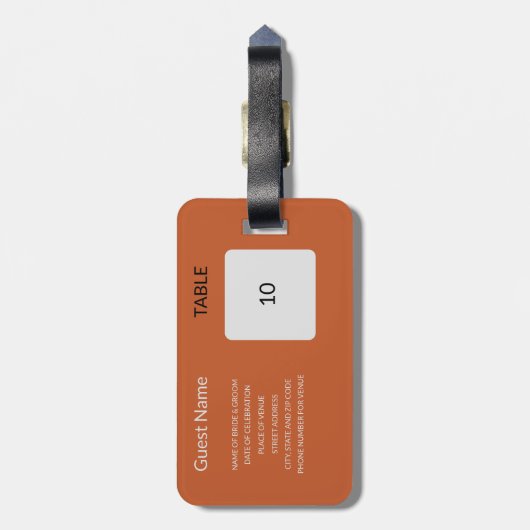 Gastgeschenk Hochzeit Seekartenführer Gepäckanhäng Gepäckanhänger (Rückseite vertikal)