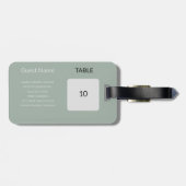 Gastgeschenk Hochzeit Seekartenführer Gepäckanhäng Gepäckanhänger (Rückseite horizontal)