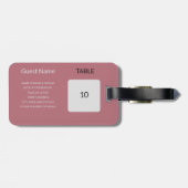Gastgeschenk Hochzeit Seekartenführer Gepäckanhäng Gepäckanhänger (Rückseite horizontal)