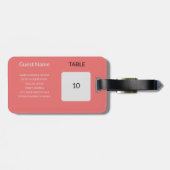 Gastgeschenk Hochzeit Seekartenführer Gepäckanhäng Gepäckanhänger (Rückseite horizontal)