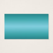 Gastgeschenk Hochzeit Silver und Aqua Floral (Rückseite)