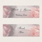 Gastgeschenk Hochzeit "Soft Pink Roses" (Vorne & Hinten)