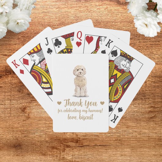 Gastgeschenk Hochzeit spielen von Hunden Spielkarten